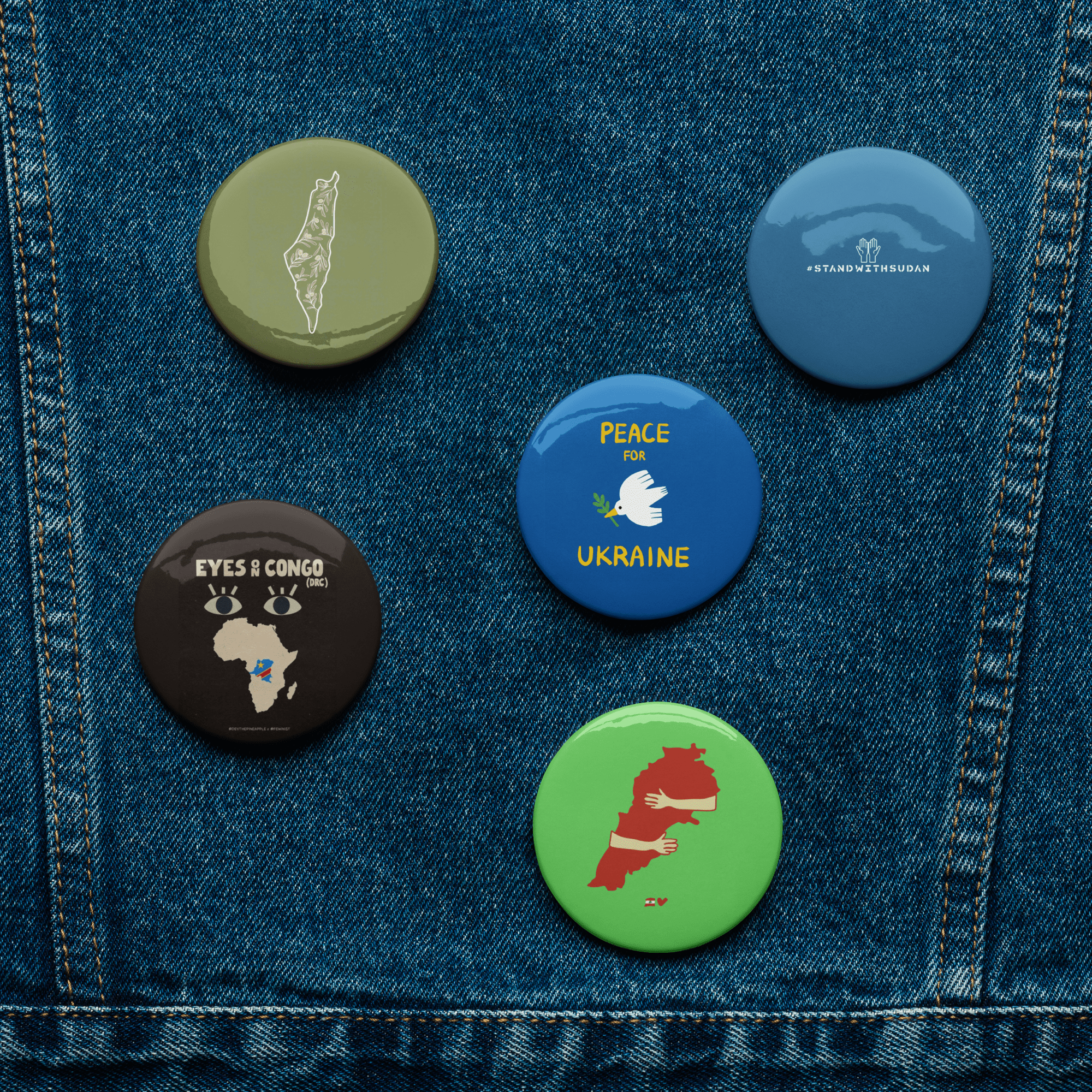 Humanity Art Pins - The HeartBreak Club