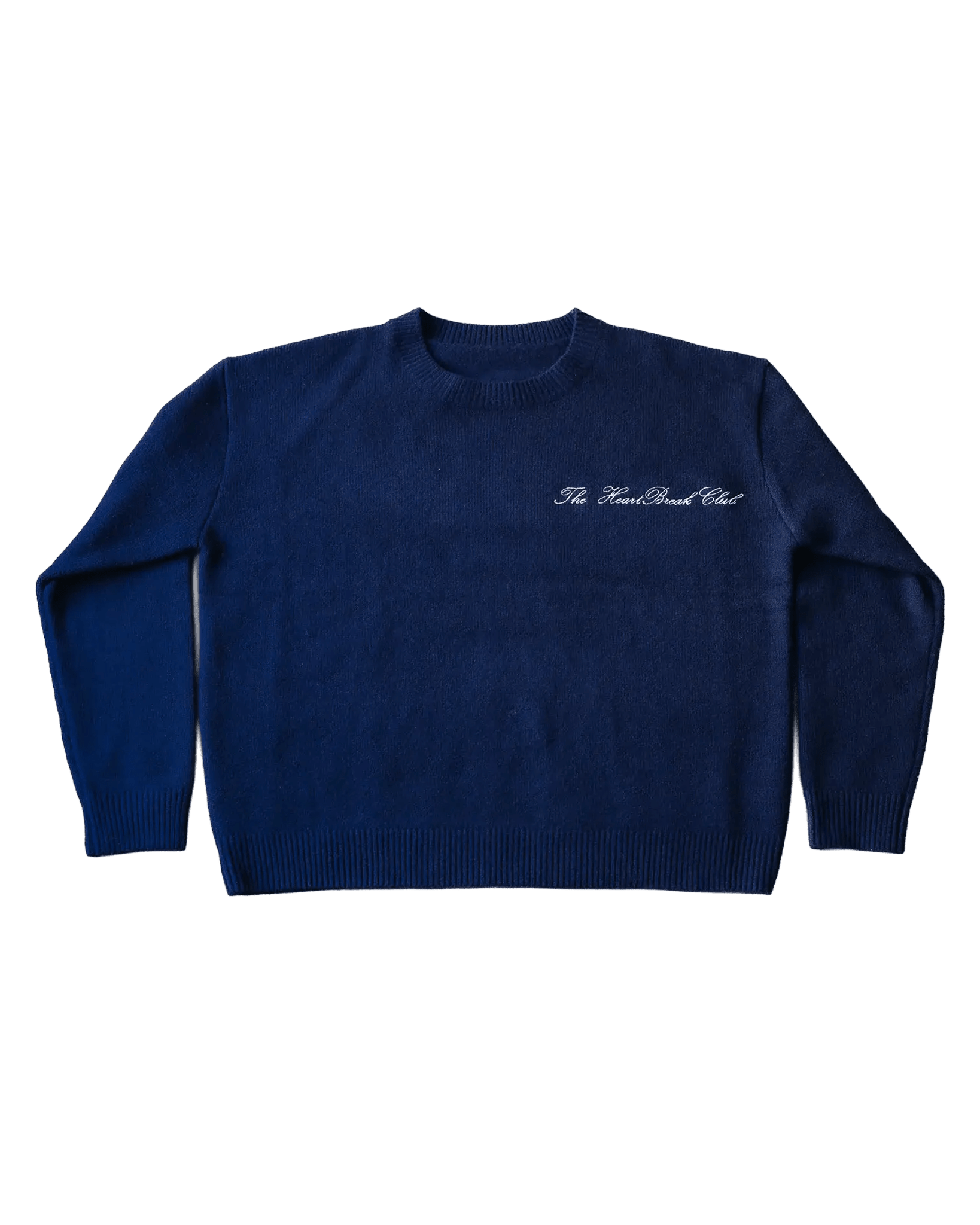 THBC Knitwear - Navy Blue - The HeartBreak Club