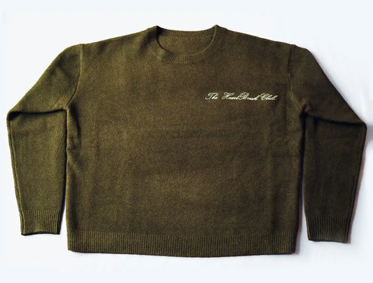 THBC KNITWEAR- KHAKI GREEN