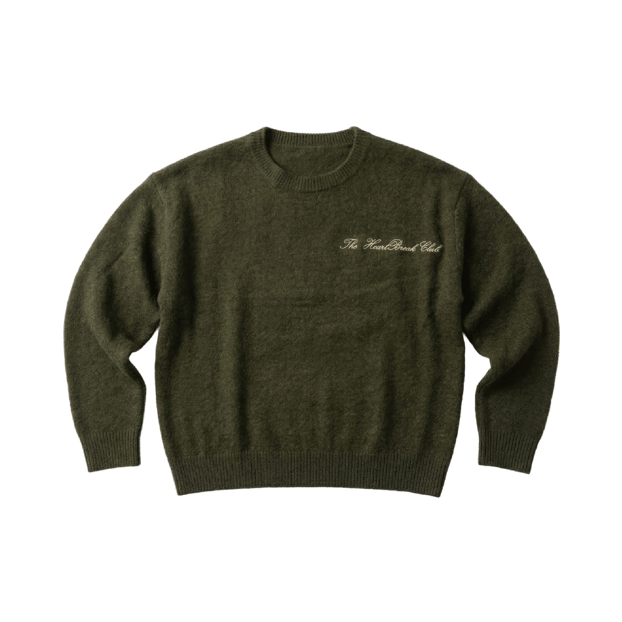 THBC Knitwear in Forest Green, model wearing oversized boxy fit