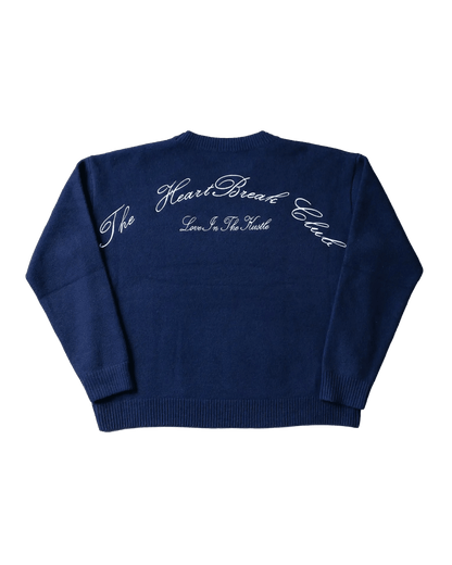 THBC Knitwear - Navy Blue - The HeartBreak Club