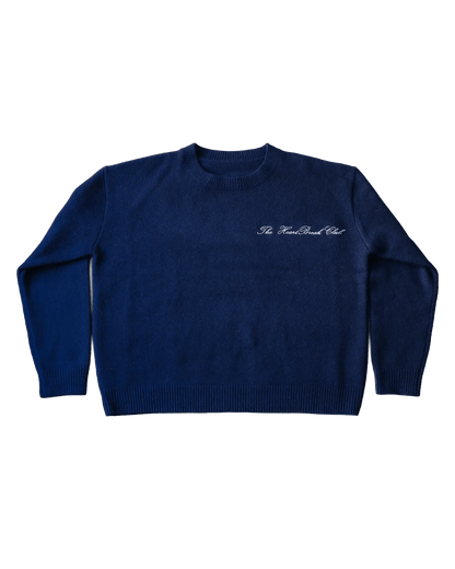 THBC Knitwear - Navy Blue - The HeartBreak Club